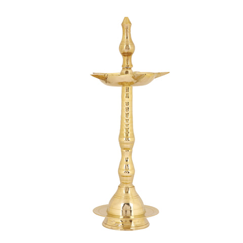 10 Inch Beautiful Brass Kerala Inauguration Diya