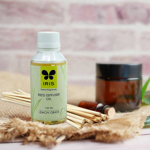 IRIS Lemongrass Reed Diffuser Refill Set