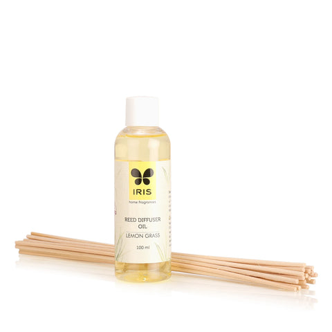 IRIS Lemongrass Reed Diffuser Refill Set