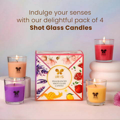 IRIS Fragranced Shot Glass Candle - 4 Variants