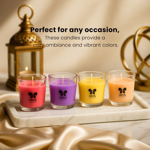 IRIS Fragranced Shot Glass Candle - 4 Variants