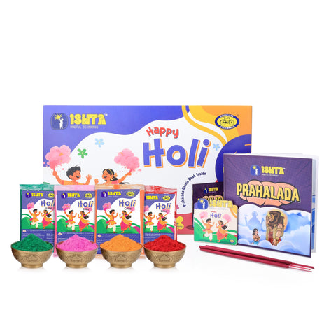Ishta Happy Holi Kit for Kids | Colors, Stories & Tradition