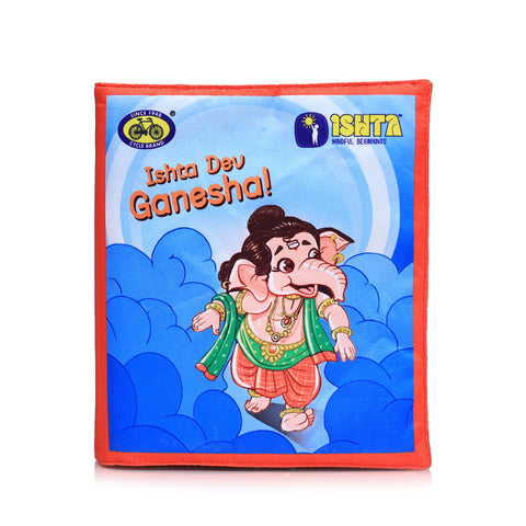 Ganesha Cloth Book for Kids (Washable and Reusable)