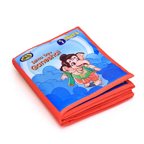 Ganesha Cloth Book for Kids (Washable and Reusable)