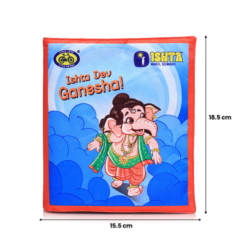 Ganesha Cloth Book for Kids (Washable and Reusable)