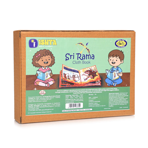 Sri Rama Cloth Book for Kids (Washable and Reusable)