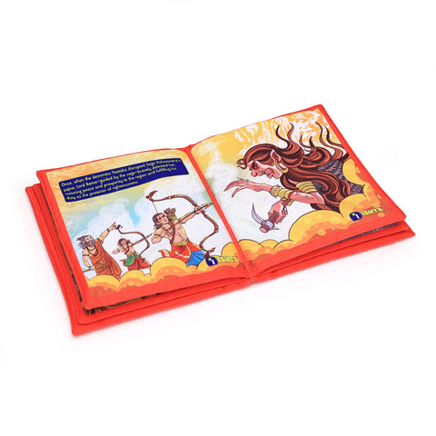 Sri Rama Cloth Book for Kids (Washable and Reusable)