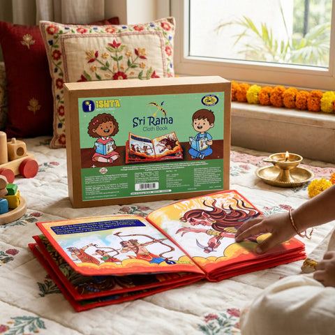 Ganesha Cloth Book for Kids (Washable and Reusable)