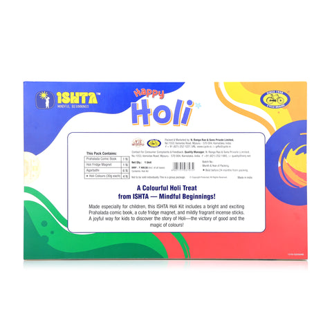 Ishta Happy Holi Kit for Kids | Colors, Stories & Tradition