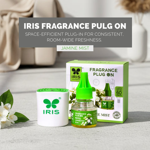 IRIS Jasmine Mist Fragrance Plug On | Lasts Up to 60 Days
