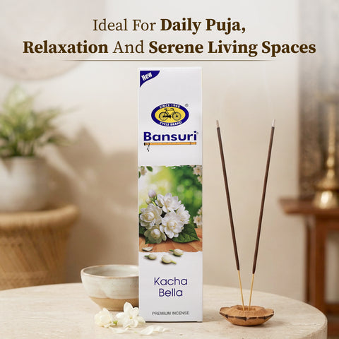 Bansuri Kacha Bella Agarbathi | Floral Incense for Calm Ambience