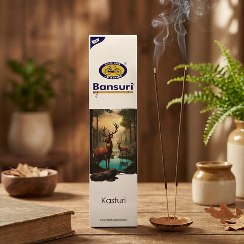 Bansuri Kasturi Agarbathi | Musk Incense for Puja & Calm