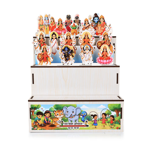 Dasara Doll Stand for Kids 10+ Years | 3-Step DIY Navratri Golu Display Kit