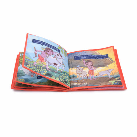 Cycle Heritage Series Sri Krishna Cloth Book (Washable and Reusable)