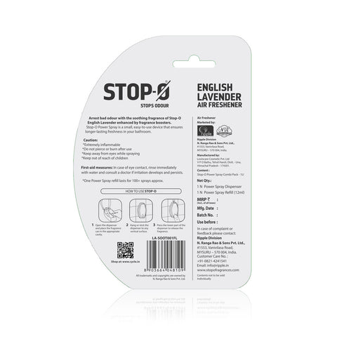 Stop-O Power Spray (One Touch) - English Lavender