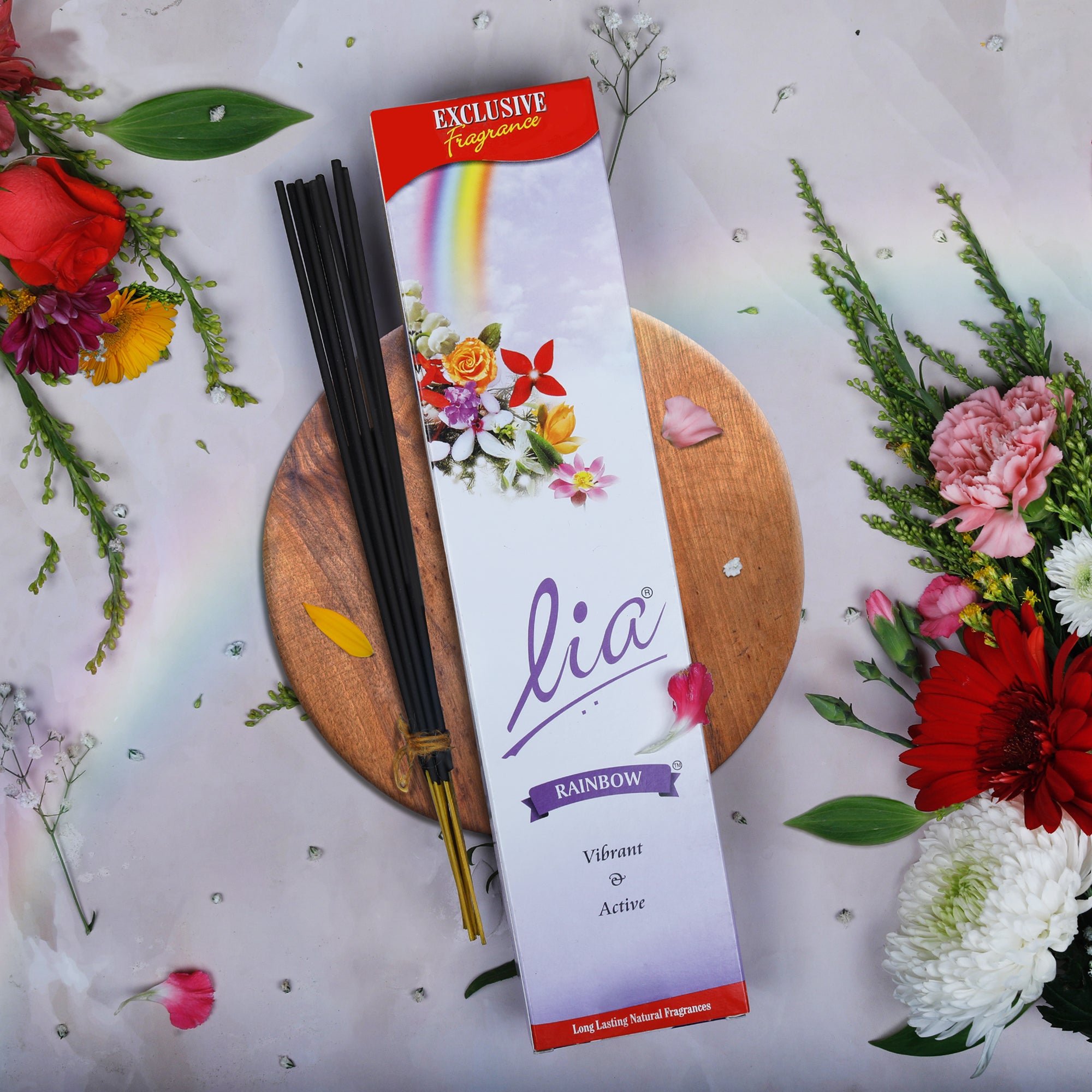 Lia Rainbow Agarbatti-90gm
