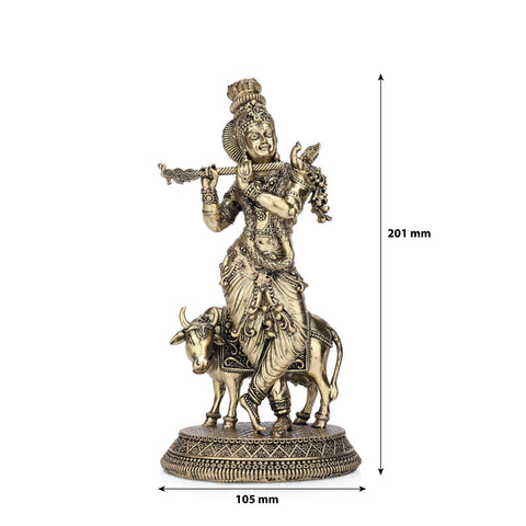 Lord Gopala Krishna Brass Idol