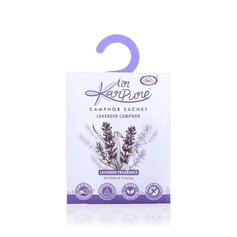 Camphor Sachet Combo Lavender Pure Camphor & Thyme Fragrance Diffuser (3 x 30 g)