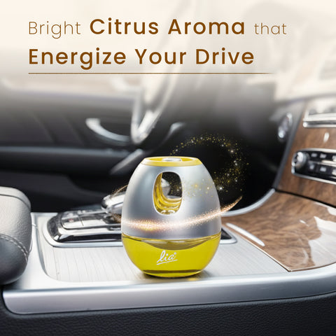 Lia Dashboard Gel Car Freshener - Citric Tango