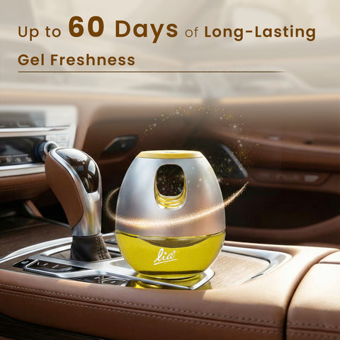 Lia Dashboard Gel Car Freshener - Citric Tango