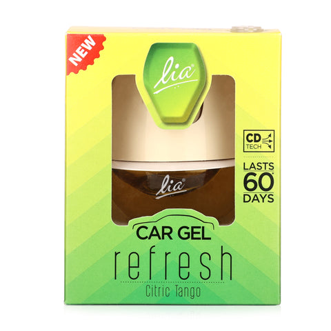 Lia Dashboard Gel Car Freshener - Citric Tango