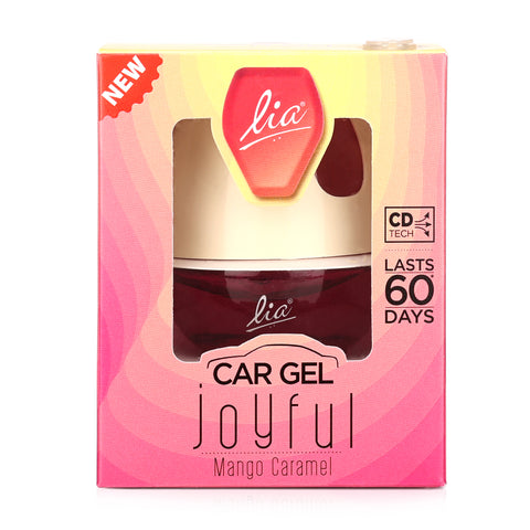 Lia Dashboard Gel Car Freshener - Mango Caramel