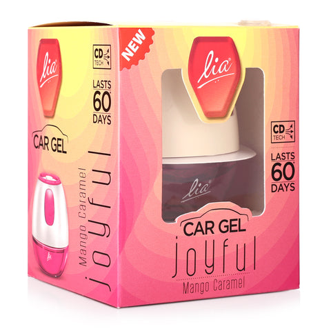 Lia Dashboard Gel Car Freshener - Mango Caramel