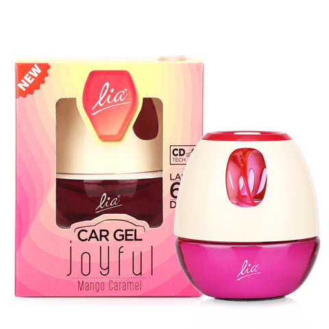 Lia Dashboard Gel Car Freshener - Mango Caramel