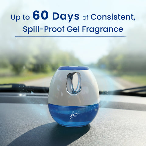 Lia Dashboard Gel Car Freshener - Sea Shore