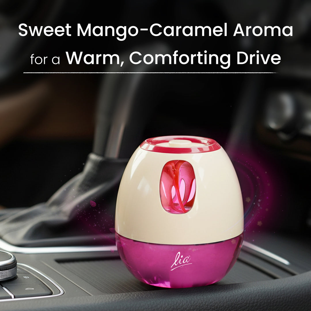 Lia Dashboard Gel Car Freshener - Mango Caramel – Cycle.in