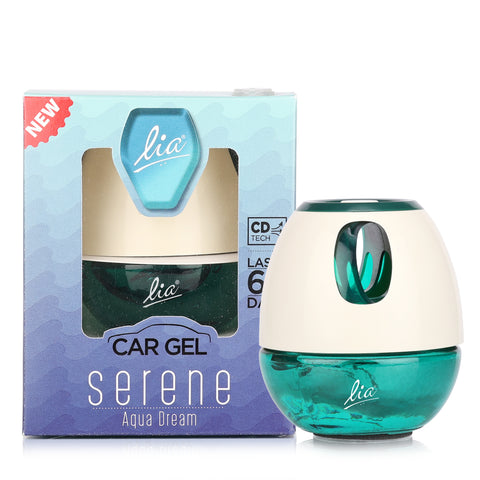 Lia Dashboard Gel Car Freshener - Aqua Dream