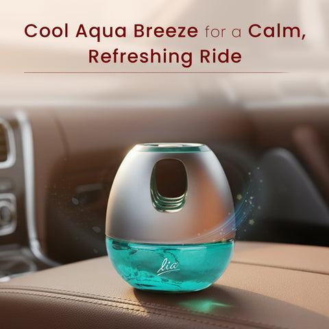 Lia Dashboard Gel Car Freshener - Aqua Dream