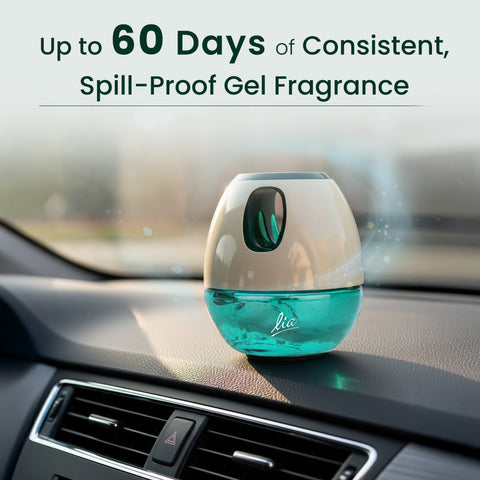 Lia Dashboard Gel Car Freshener - Aqua Dream