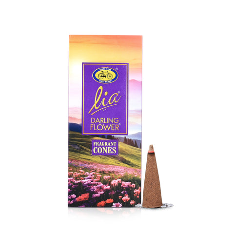 Darling Flower Pack of 3 Incense Cones - Lia Connoisseur Series