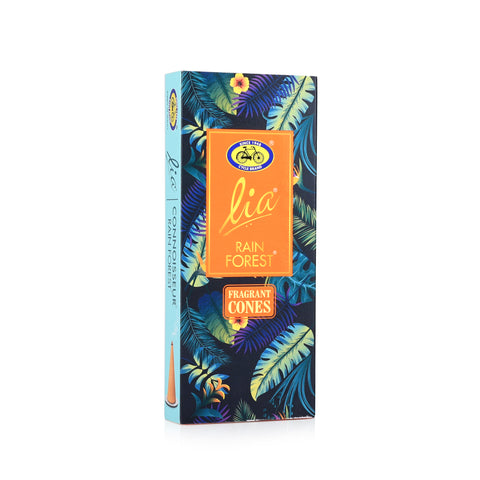 Rain Forest Pack of 3 Incense Cones - Lia Connoisseur Series