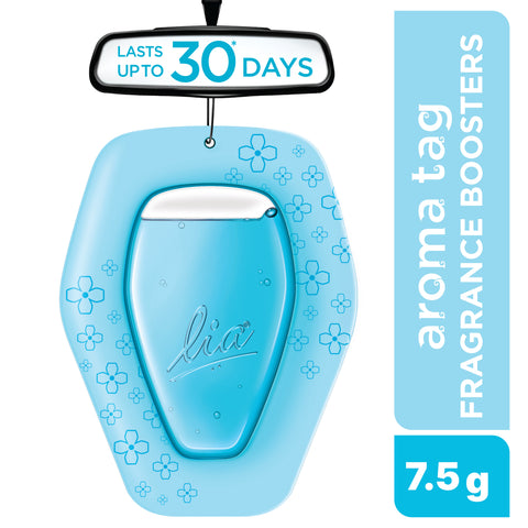 Cool Blue Aroma Tag | Spill-Free Freshness Anywhere