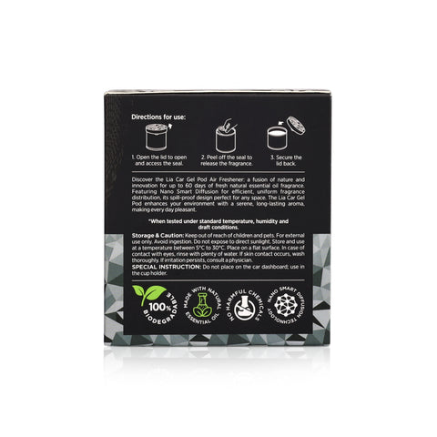 Silver Crystal Car Gel Pod | Transform Your Drive with Luxury Fragrance