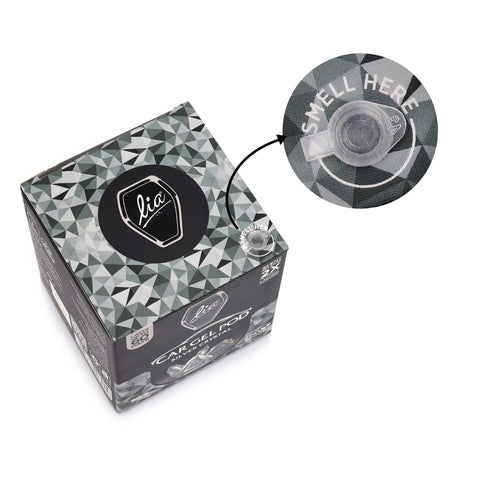 Silver Crystal Car Gel Pod | Transform Your Drive with Luxury Fragrance