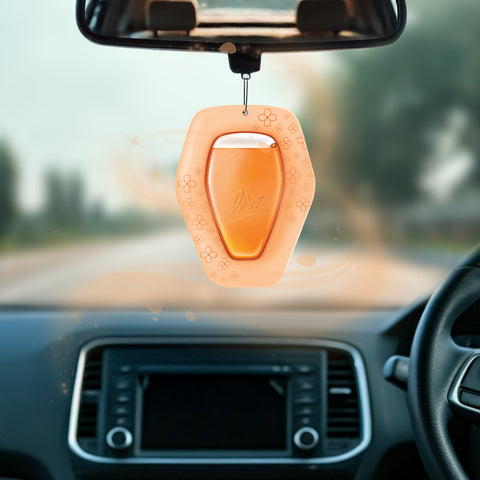 Citrus Sunrise Aroma Tag | Spill-Free Freshness Anywhere