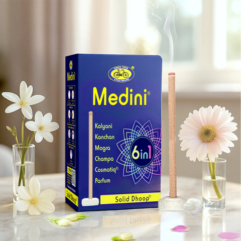 Medini 6 in 1 Premium Bambooless Solid Dhoop