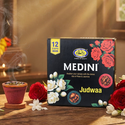 Medini Premium Judwa Cup Sambrani - Rose, Jasmine