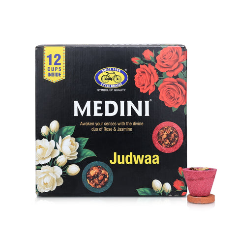 Medini Premium Judwa Cup Sambrani - Rose, Jasmine