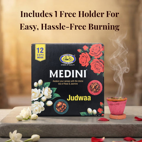 Medini Premium Judwa Cup Sambrani - Rose, Jasmine