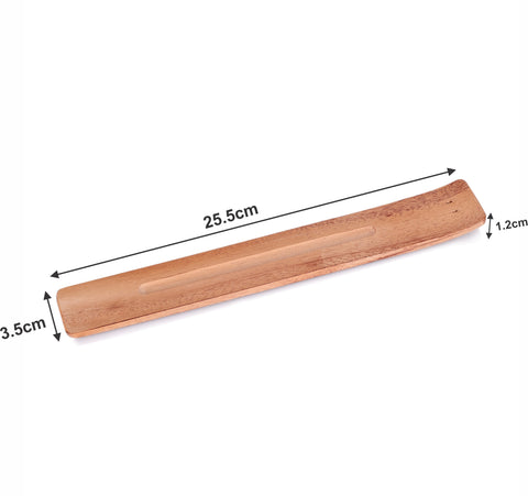 Handcrafted Neem Wood Ash Catcher | Available colors - Black, Orange, Natural