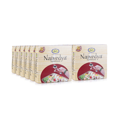 Naivedya Cup Sambrani Combo - Pack of 12