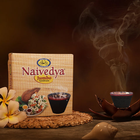 Naivedya Jumbo Sambrani Cups - Pack of 4