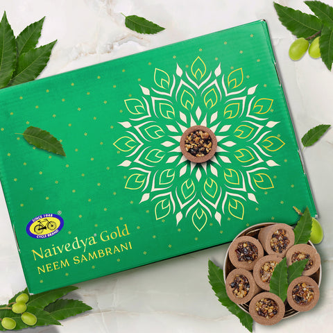 Naivedya Gold Neem Sambrani Cups