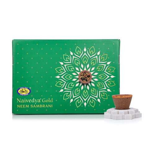 Naivedya Gold Neem Sambrani Cups