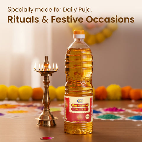 Om Shanthi Navin Pure Puja Oil