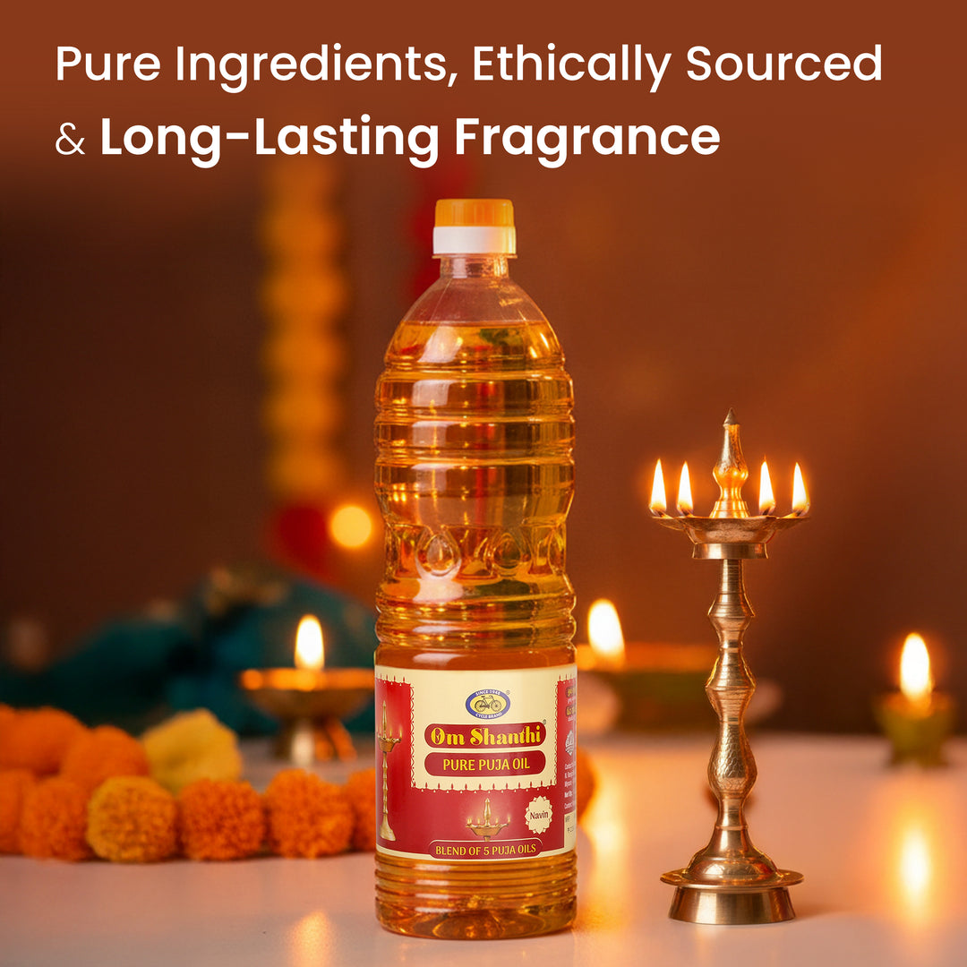 Om Shanthi Navin Pure Puja Oil – Cycle.in